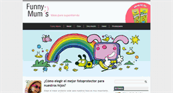 Desktop Screenshot of funnymums.com